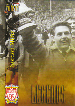 Gordon Milne Liverpool 1998 Futera Fans' Selection #46